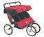 Baby Jogger Q Series Triple - Red Stroller