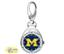 Gametime Michigan Wolverines Clip On Watch