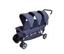 J Mason Triple Carriage J3275 Twin Seat Stroller