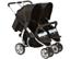 Valco Latitude Twin double stroller - Silk Black...