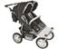 Valco Runabout Twin Stroller - Harlequin Black