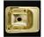 Barclay Polished Brass Bar Sink with Ledge - 577BP