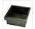 Belle Foret Square Copper Bar Sink with Flat Bottom...