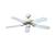 Broan-NuTone P402WB Europa White/Brass Ceiling Fan