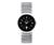 Bulova Black Enamel Bezel Watch for Women