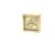 Bulova Cadence Gold Tone Metal Alarm Clock Watch