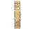 Bulova Gold Tone with Crystal 97T89 Watch