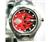 Bulova Harley Davidson ' ' Red Flames On Black...