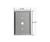 CRL Dimmer Switch Glass Mirror Plate - Gray