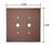 CRL Double Dimmer Acrylic Mirror Plate - Bronze