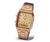 Casio Analog Digital 2 Time Silver Metal Band Aq...