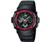Casio G Shock Black Resin Red Bezel with Reverse...