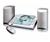 Coby Micro CD Stereo System with AM/FM Tuner with...