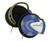 EarHugger Eh-101b Yo-Yo Earphones (Blue) Headset