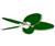 Emerson Maui Green in Off White with Standard 3...