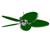 Emerson Maui Green in Pewter with Standard 3 Speed...