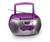 Emerson PD6537PL Cassette/CD Boombox