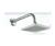 Hamat 3-3771SN Deco Square Shower Head 6" with Arm...