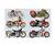 Harley Davidson Diecast Collection Two 6-Bike Set