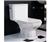 Herbeau Monarque Toilet Bowl 0648 White [ Bathroom'...