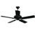 Hunter 21965 Santa Barbara Black Ceiling Fan