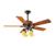 Hunter 25658 Lancaster Antique Black Ceiling Fan
