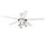 Hunter 28081 Turin Satin White Ceiling Fan