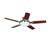 Hunter 56 In. Brushed Nickel Ergonomic Ceiling Fan...
