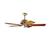 Hunter Etruscan Medium Gold 52" Ceiling Fan