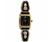 JCPenney Black Powder Coated Watchband w/ 10K...