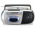 Jwin JX-P112 Portable AM/FM Cassette mono 110/220V...