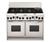 KitchenAid KDRP487MSS Dual Fuel (Electric and Gas)...