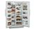 KitchenAid (KSRS27FGWH) Side by Side Refrigerator
