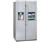 LG Side by Side Refrigerator w/ LCD TV and...