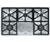 Miele KM347 Stainless Steel Gas Cooktop