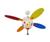 Monte Carlo 4BN44WHD Balloon White Ceiling Fan