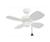 Monte Carlo 4CO28WH Colony II White Ceiling Fan