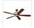 Monte Carlo 5ROREP Rosette Ceiling Fan