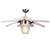 Monte Carlo 8ATR44BSD Airlift Brushed Steel Ceiling...