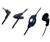 Motorola Nextel Ear Bud with Push-To-Talk Switch...