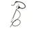 Nokia Silver Slim Ear Hook Headset For Headset