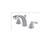 Pioneer Chrome "J" Spout Widespread Lav Faucet Deco...