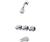 Price Pfister 01-311 Shower Head' Tub Spout and...