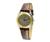 Seiko Brown Strap with Goldtone Accents Watch for...
