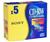 Sony 5-Pack of CD-RWs (5CDRW650HSV) Storage Media