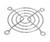 StarTech.com Wire Fan Guards Withscrews Fan Grill