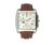 Timex Chrono Sq Cse Brn Strp Wht Di Watch for Men