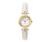 Timex White Leather Fashion ' 2M482 Watch for Women
