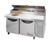 Victory Refrigerated Counter Pizza Top two section...