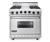 Viking VDSC367 Dual Fuel (Electric and Gas) Kitchen...